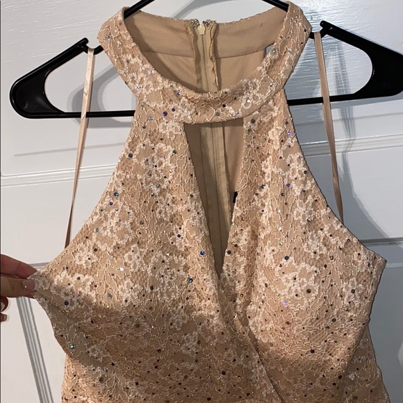 City Studio Champagne Dress - Picture 2 of 4